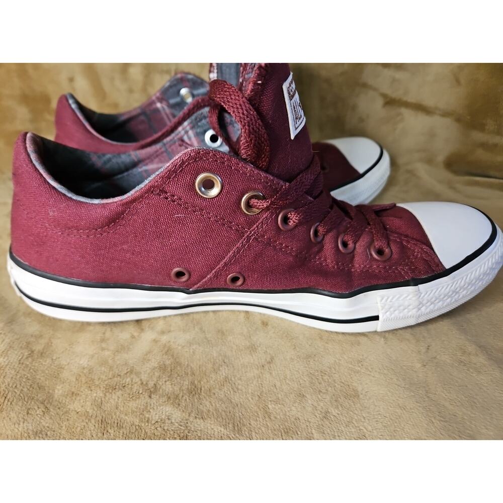 Converse Burgundy and White Sneakers - Picture 7 of 16